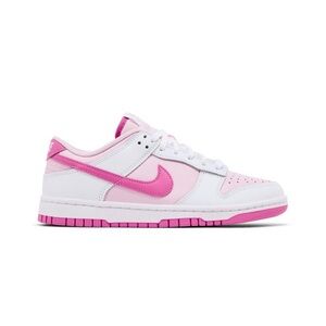 Nike dunk pink & white never worn